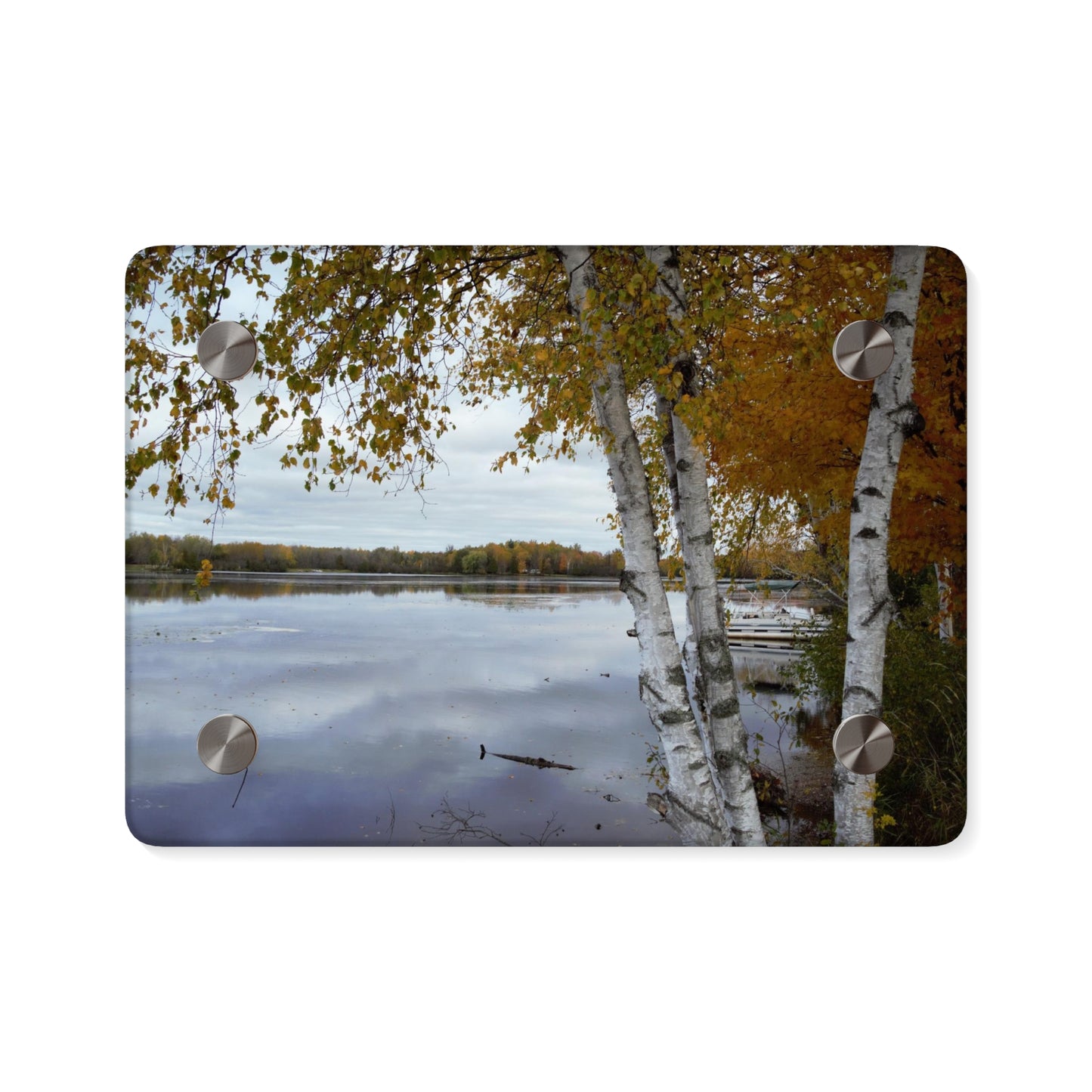 Acrylic Prints (Stand Off) - Fall on the River