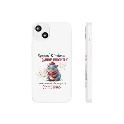 Flexi Cases -Magic of Christmas Hippopotamus - iPhone and Samsung phones