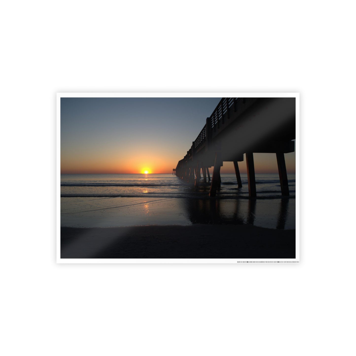 Gloss Posters - Sunrise by the Pier 4 sizes