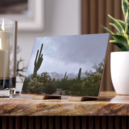 Ceramic Photo Tile - Foggy Desert