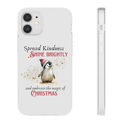 Flexi Cases - Magic of Christmas Penguin - iPhone and Samsung phones