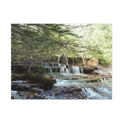 Canvas Gallery Wraps (White Wrap) - Water Fall