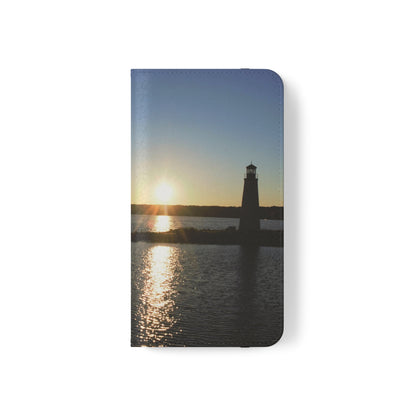 Flip Cases - Sunset Happy Rock - iPhone 13, iPhone 13 Mini, iPhone 13 Pro Max, Samsung Galaxy S22