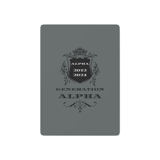Generation Alpha Poker Cards – Where Play Meets Personality