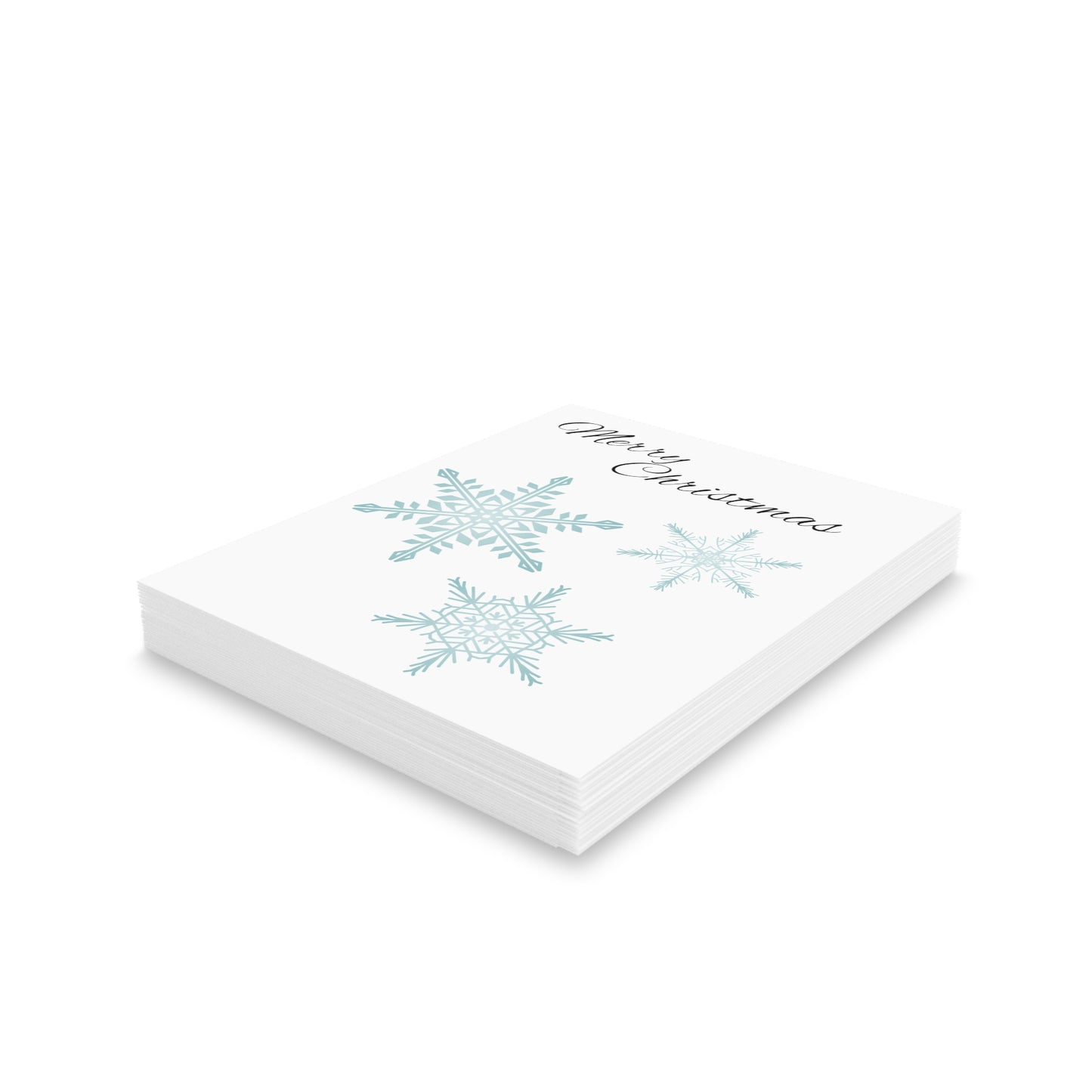 Greeting cards (8, 16, and 24 pcs) Snow Flakes for Christmas