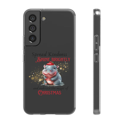 Flexi Cases -Magic of Christmas Hippopotamus - iPhone and Samsung phones