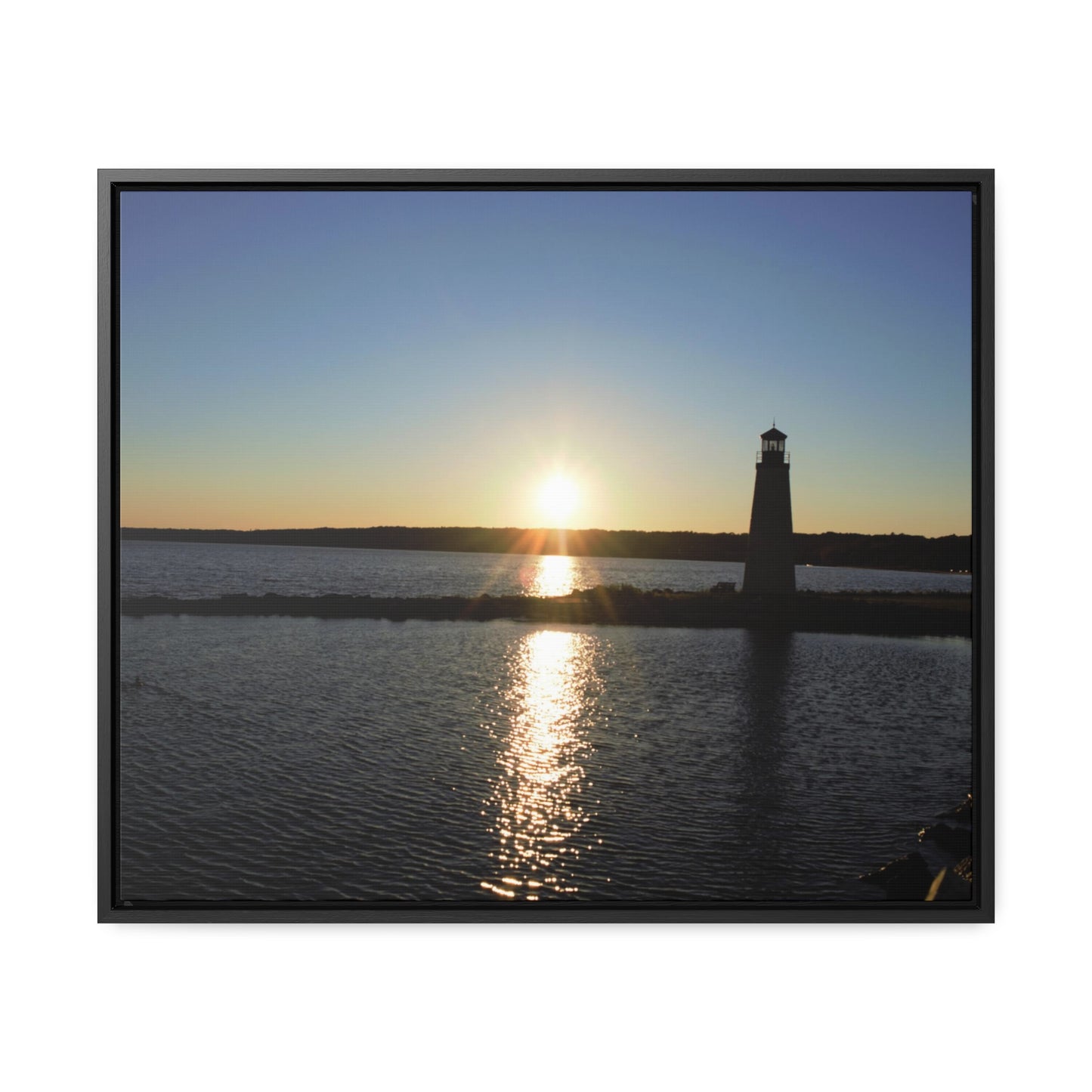 Gallery Canvas Wraps, Horizontal Frame - Sunset at Happy Rock