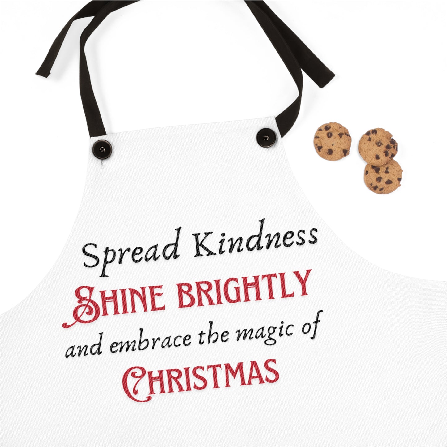 White Apron - Spread Kindness, Shine Brightly