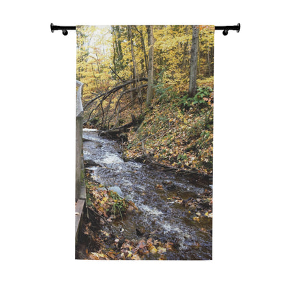 Black Out Window Curtains (1 Piece Middle) Walking trail