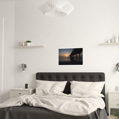 Satin Posters (210gsm) Early Morning Beach Horizontal