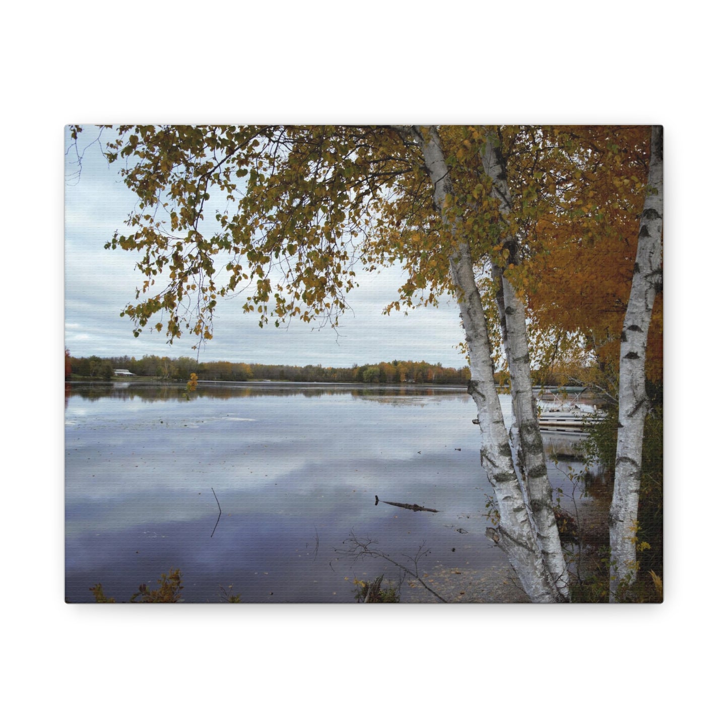 Canvas Gallery Wraps - Morning Autum River View