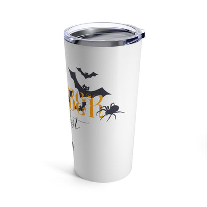 Tumbler 20oz October 31st White