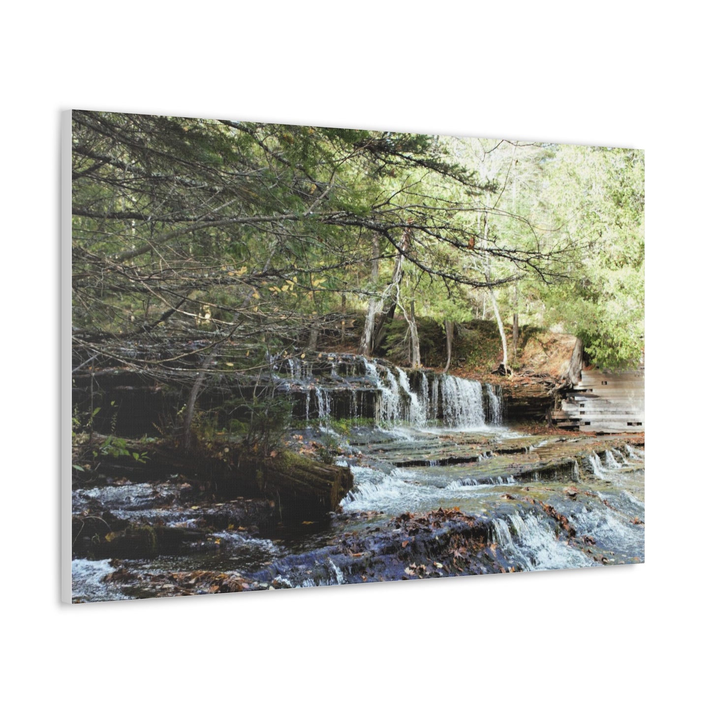 Canvas Gallery Wraps (White Wrap) - Water Fall