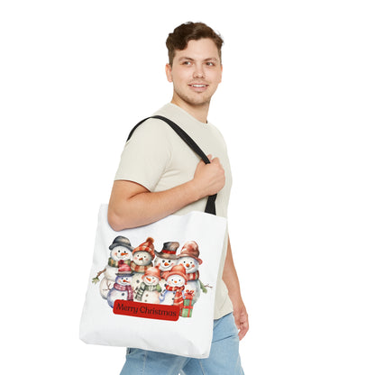 Tote Bag - Snowman Merry Christmas