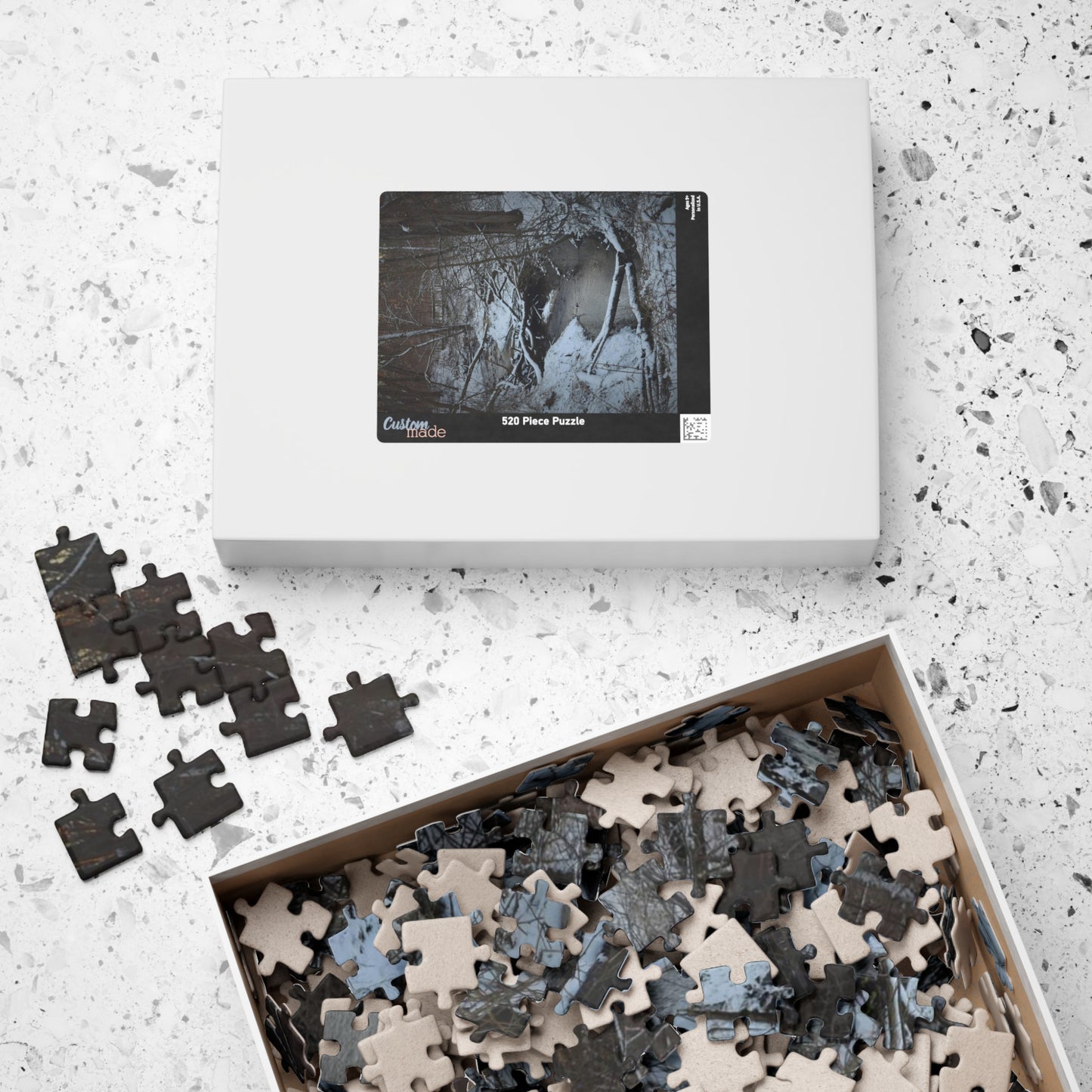 Puzzle (110, 252, 500, 1014-piece) Frozen pod in the park