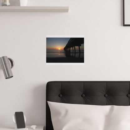 Satin Posters (210gsm) Early Morning Beach Horizontal