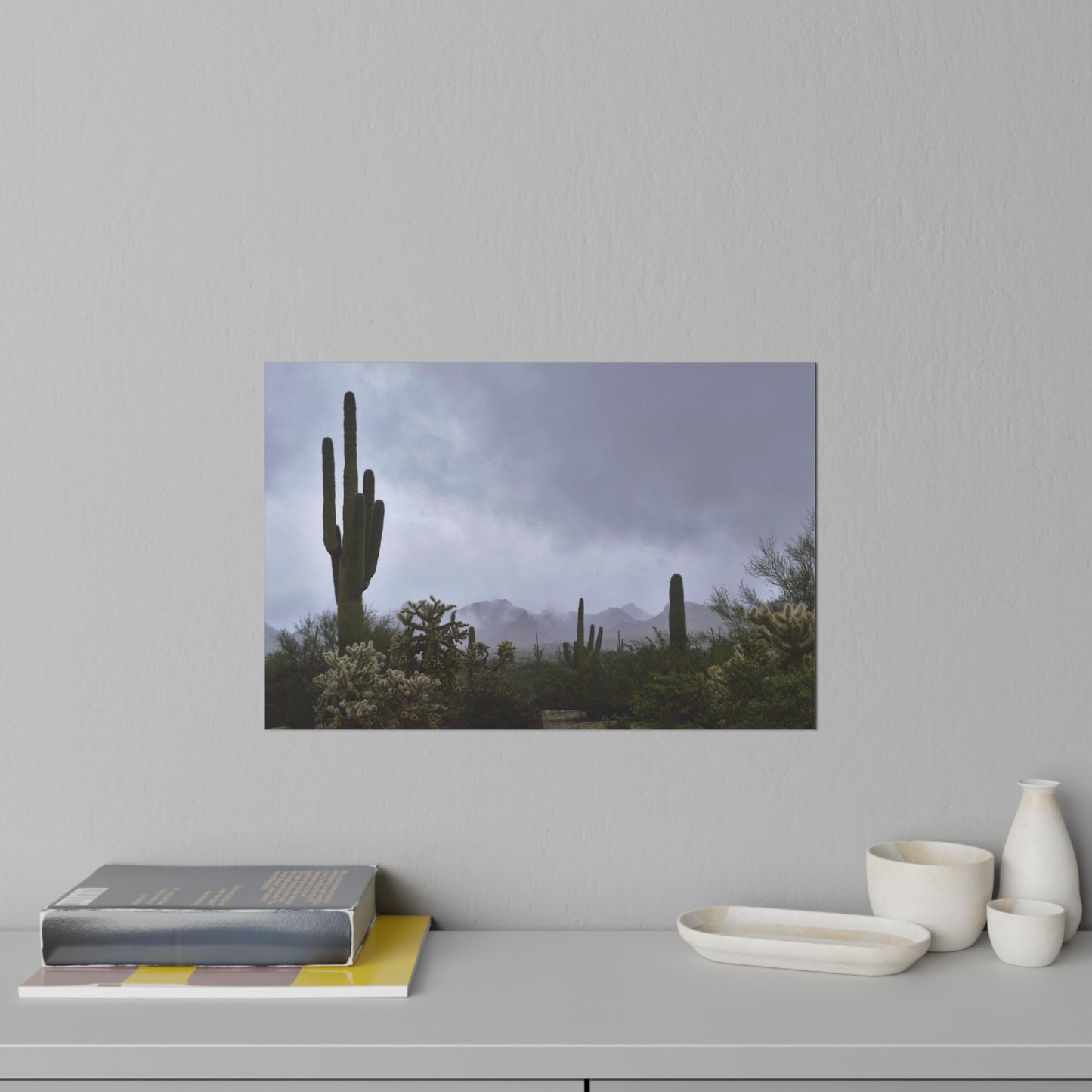 Wall Decals Desert morning fog