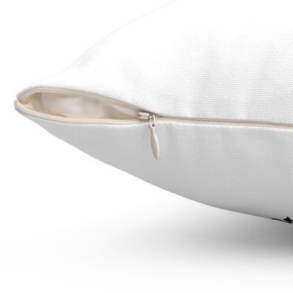 Spun Polyester Square Pillow Boomer Rules