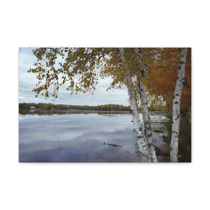 Canvas Gallery Wraps - Morning Autum River View