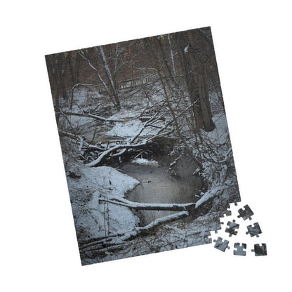 Puzzle (110, 252, 500, 1014-piece) Frozen pod in the park