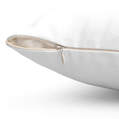 Spun Polyester Square Pillow Fathers Love Knows NO LIMIT.