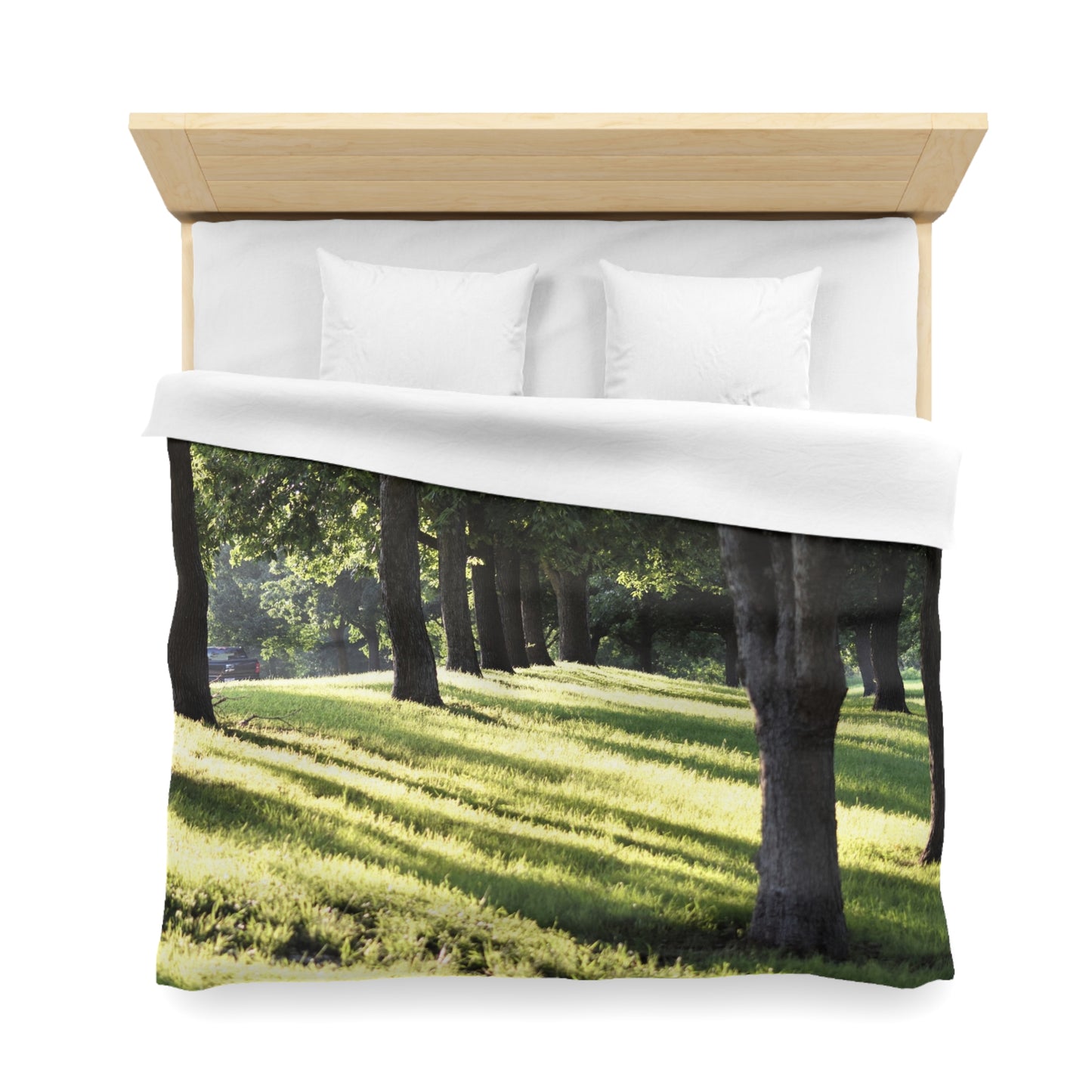 Microfiber Duvet Cover - Sunset kisses the grass