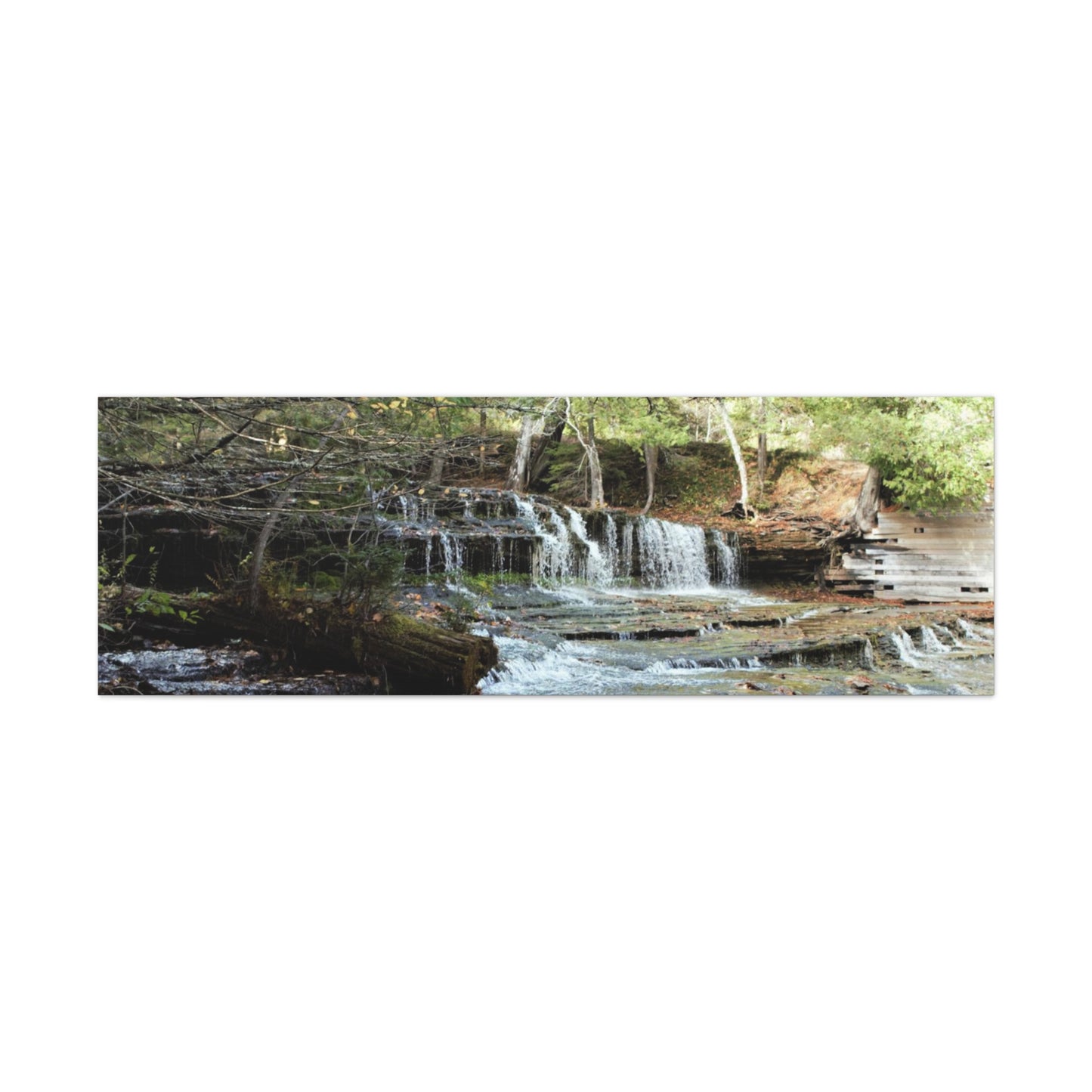 Canvas Gallery Wraps (White Wrap) - Water Fall