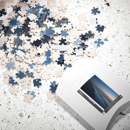 Puzzle (110, 252, 500, 1014-piece) Blue hour at the pier
