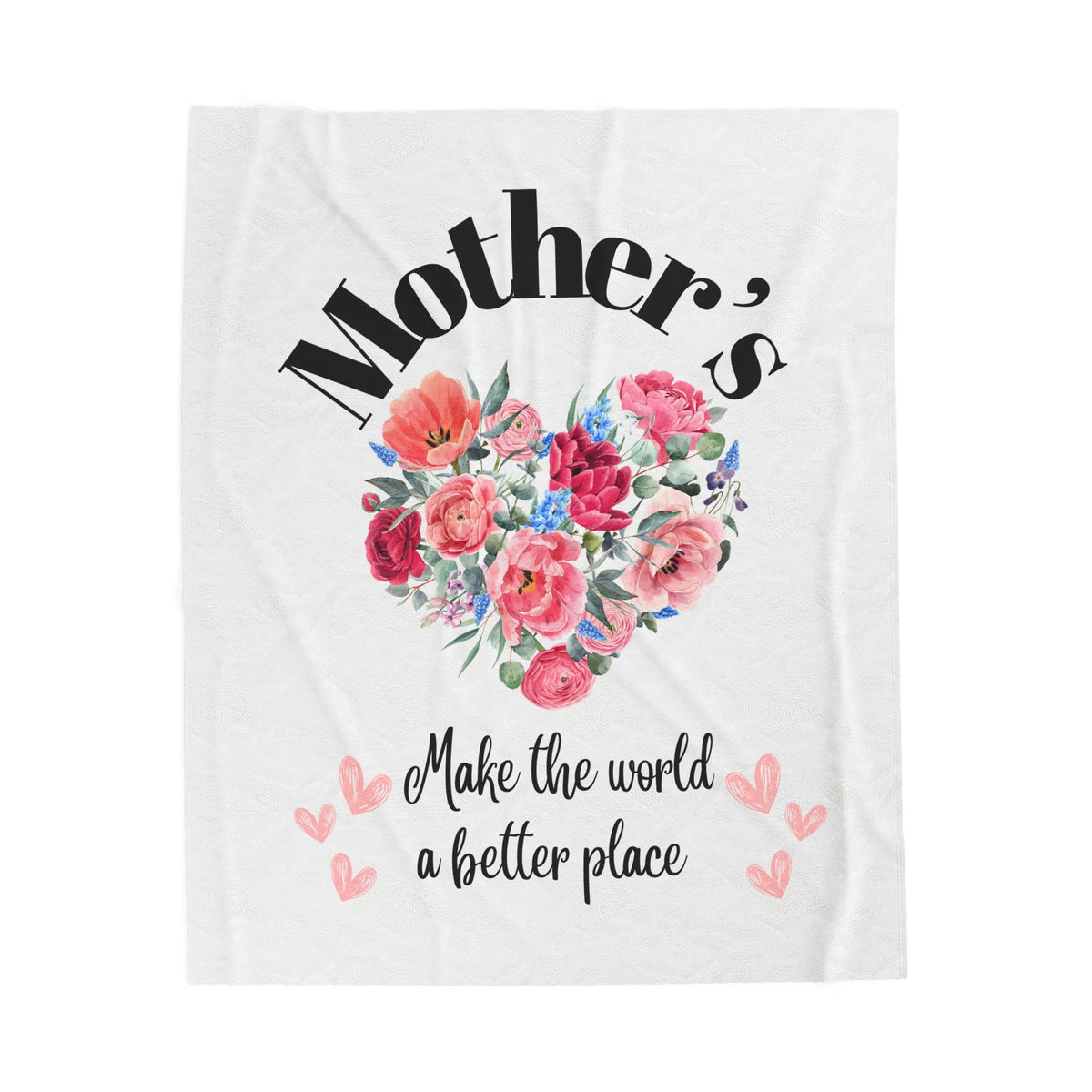 Velveteen Plush Blanket - Unconditional Mothers Love
