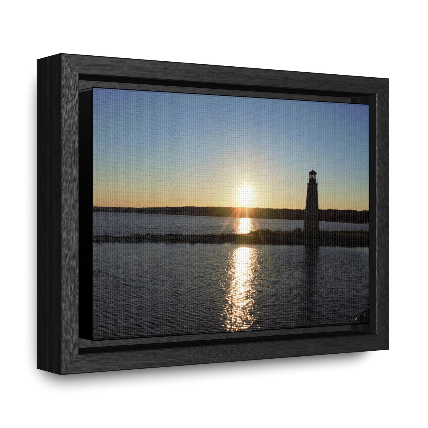 Gallery Canvas Wraps, Horizontal Frame - Sunset at Happy Rock