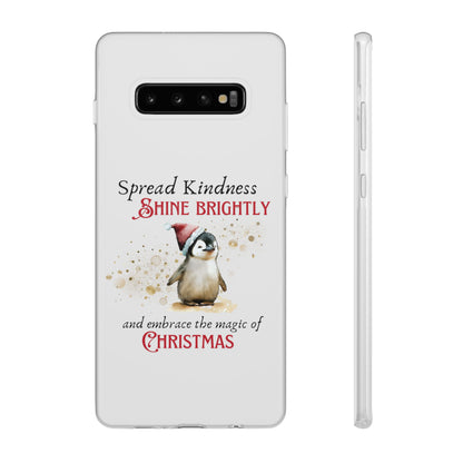 Flexi Cases - Magic of Christmas Penguin - iPhone and Samsung phones