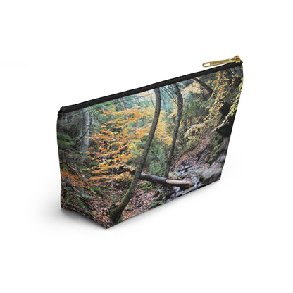 Accessory Pouch w T-bottom - Bonus Creek, Pencil Cases, Cosmetic Travel Bags, Tech Cord Storage