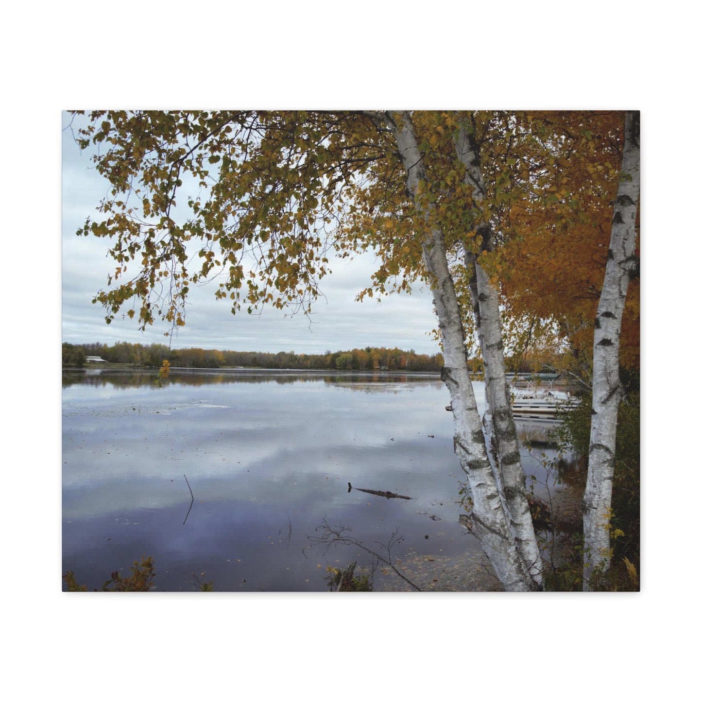 Canvas Gallery Wraps - Morning Autum River View