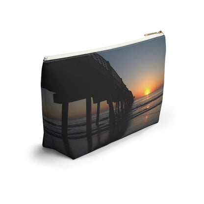 Accessory Pouch w T-bottom  Sunrise at the pier