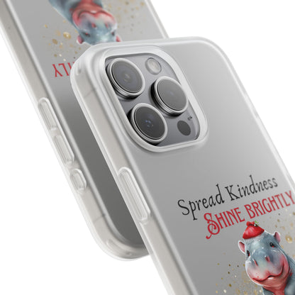 Flexi Cases -Magic of Christmas Hippopotamus - iPhone and Samsung phones