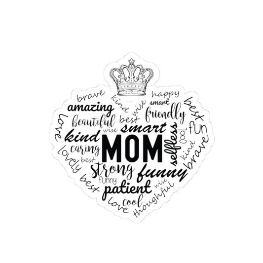 Kiss-Cut Stickers MOM Appreciation