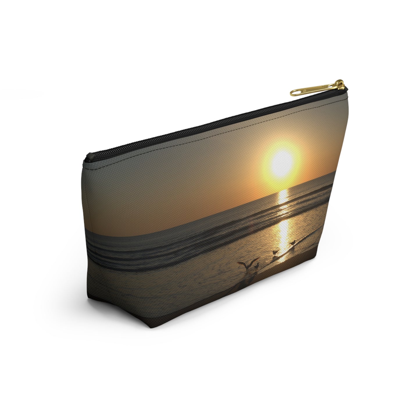 Accessory Pouch w T-bottom  Beach Morning