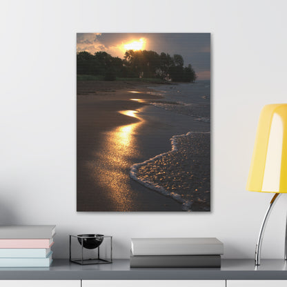 Canvas Gallery Wraps (White Wrap) Sun Kissed Beach