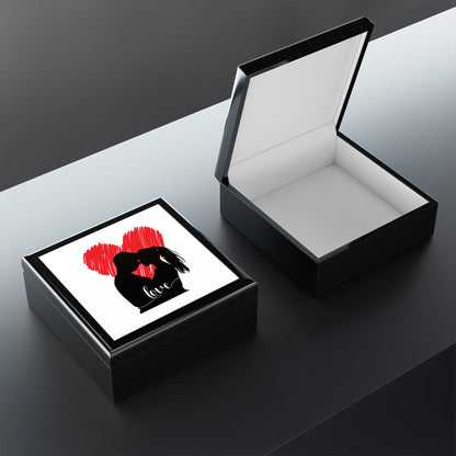 Our Love Jewelry Box – White Ceramic Our Love