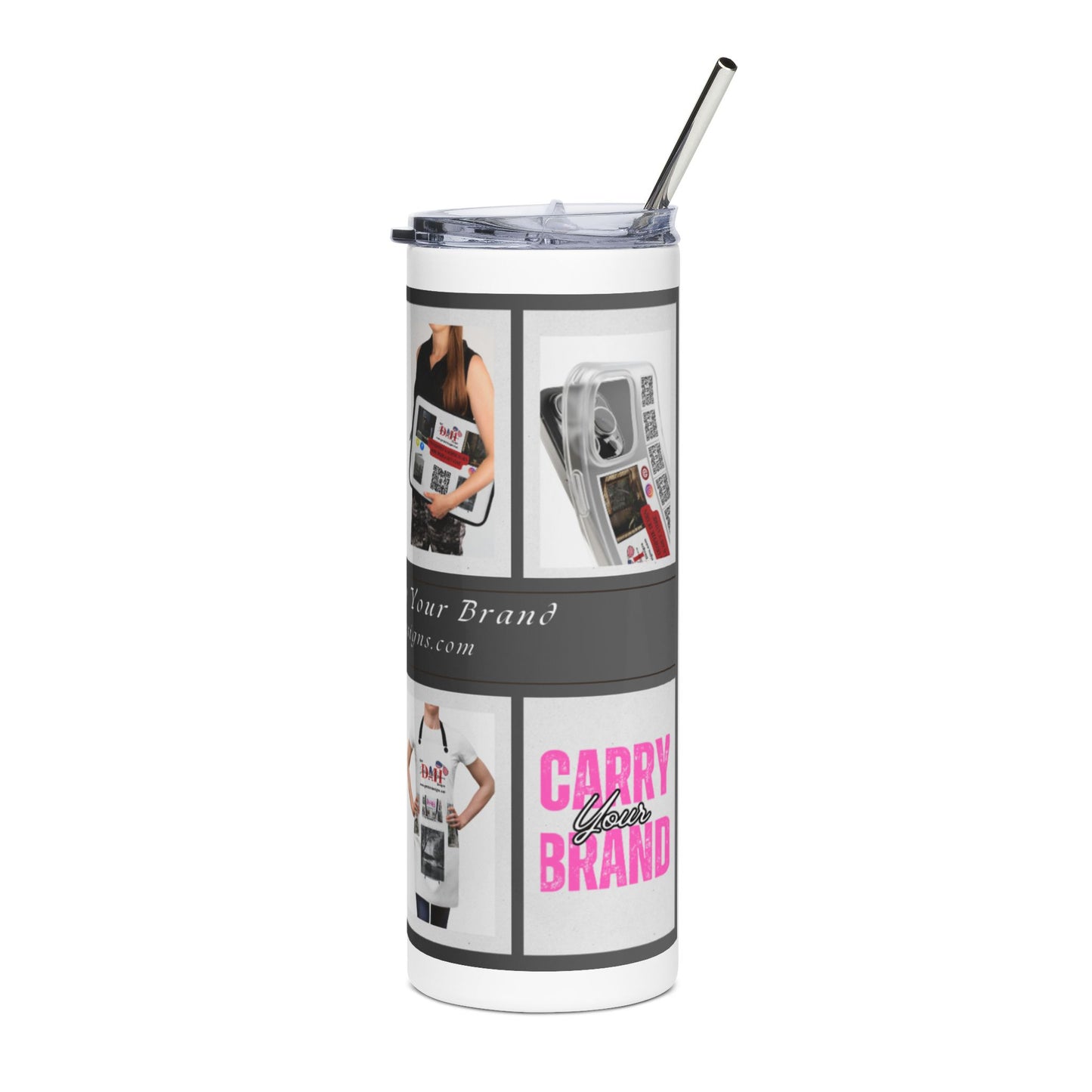 Stainless Steel Tumbler, 20oz - Fueled by Kindness Powered by community