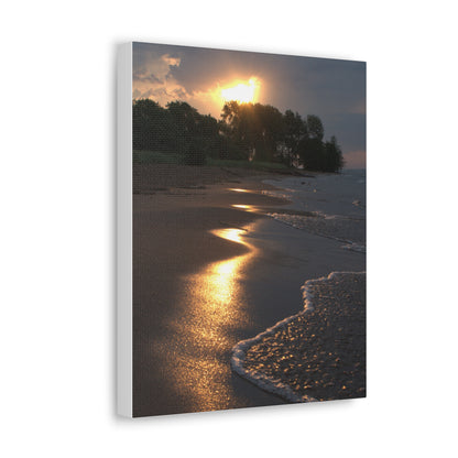 Canvas Gallery Wraps (White Wrap) Sun Kissed Beach