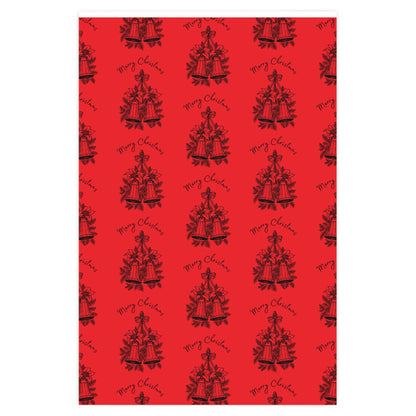 Wrapping Paper - Merry Christmas Bells