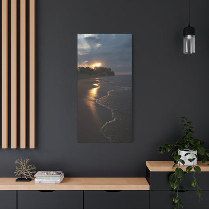 Sun Kissed Beach Matte Canvas, Stretched, 1.25" 48" x 24", 32", 36"