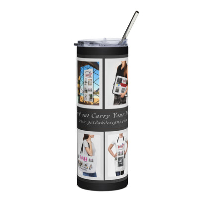 Stainless Steel Tumbler, 20oz - Fueled by Kindness Powered by community