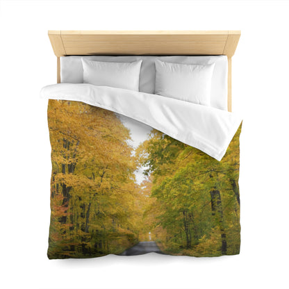 Microfiber Duvet Cover - Fall Road