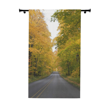 Black Out Window Curtains (1 Piece) Golden road