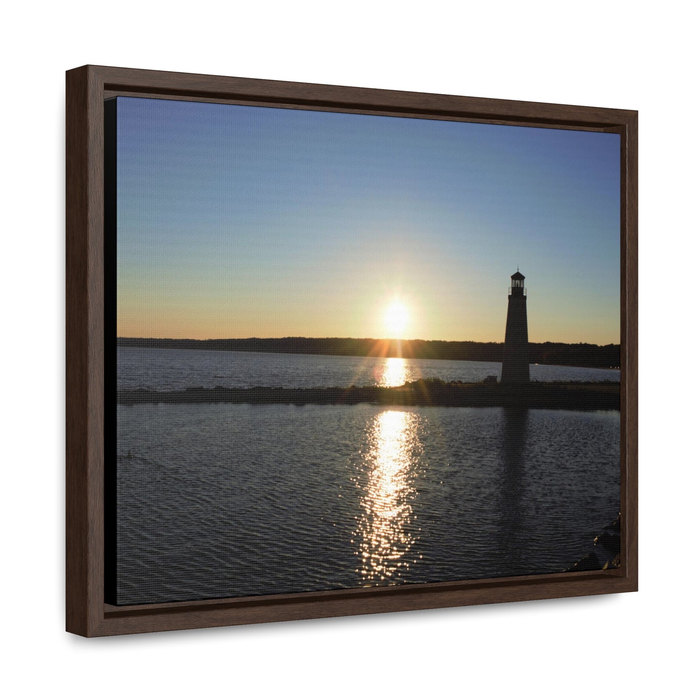 Gallery Canvas Wraps, Horizontal Frame - Sunset at Happy Rock