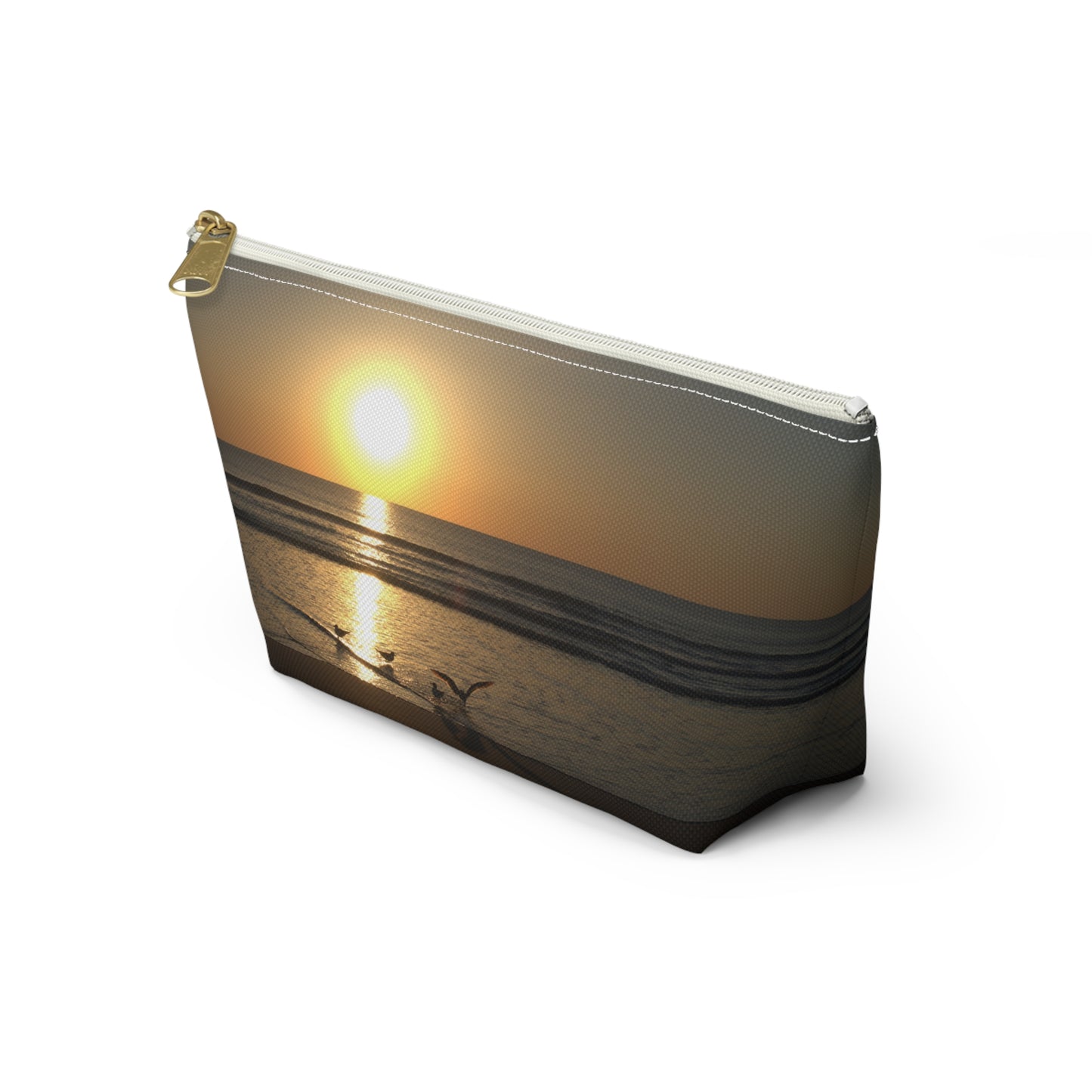 Accessory Pouch w T-bottom  Beach Morning