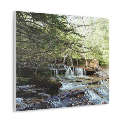 Canvas Gallery Wraps (White Wrap) - Water Fall