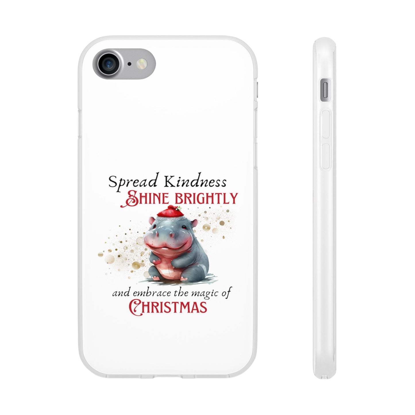 Flexi Cases -Magic of Christmas Hippopotamus - iPhone and Samsung phones